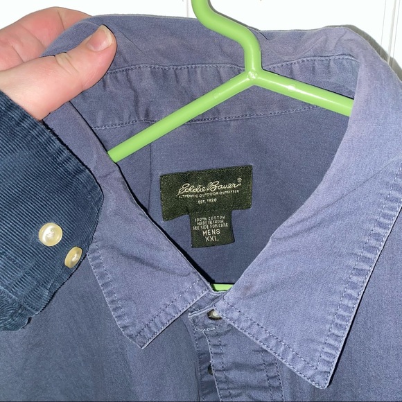 3 Eddie Bauer 100% cotton Button Shirts XXL - Picture 3 of 16
